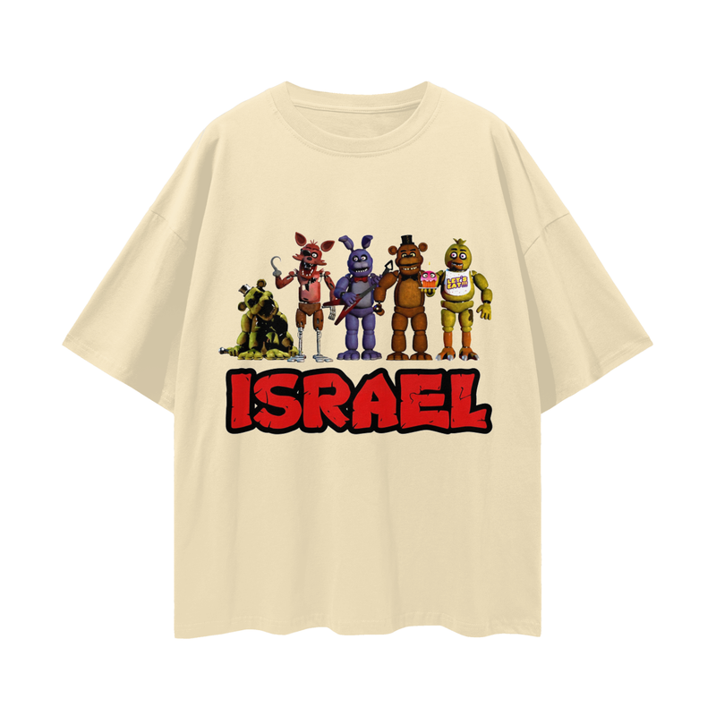 Fnaf israel Loose Drop Shoulder T-Shirt