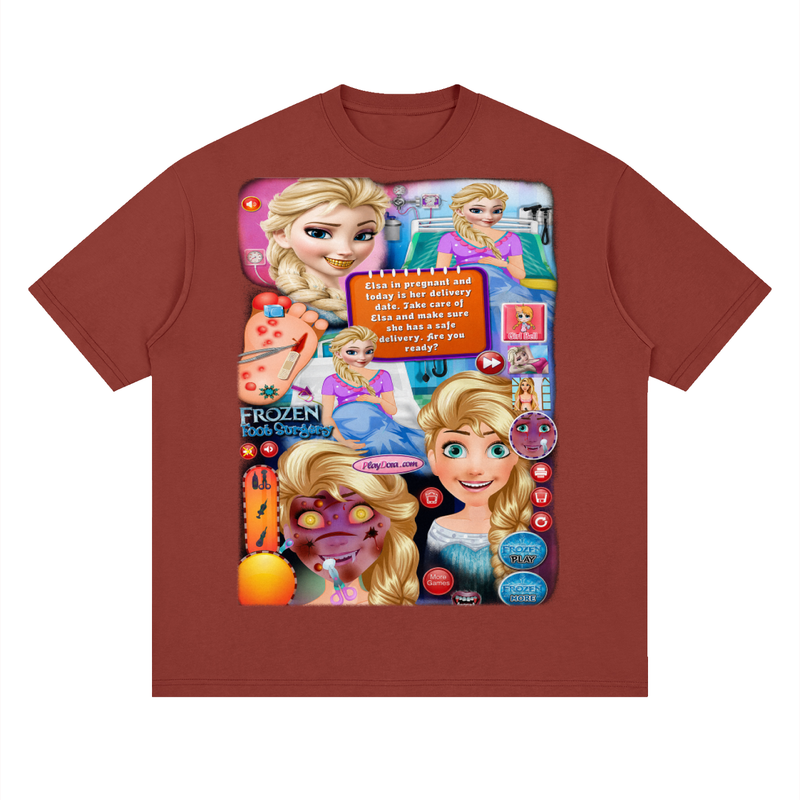 Elsa Golden Flash Game Graphic Tee