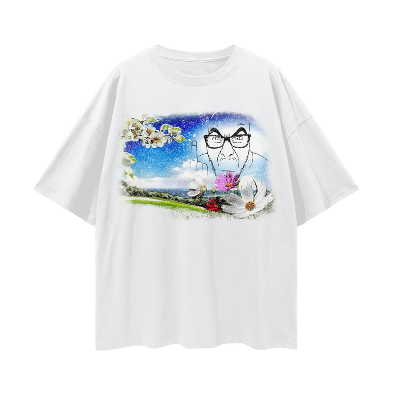 Sunshine Of Eternal Malice Oversize Tee - 190 GSM Premium 100% Cotton Unisex Loose Fit, High-Quality Print, Soft Feel