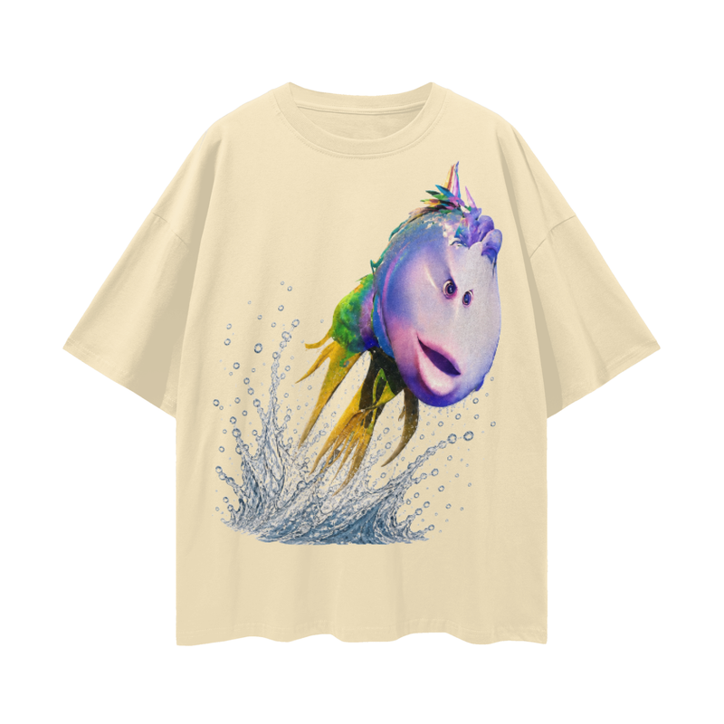 Streetwear Loose Drop Shoulder T-Shirt
