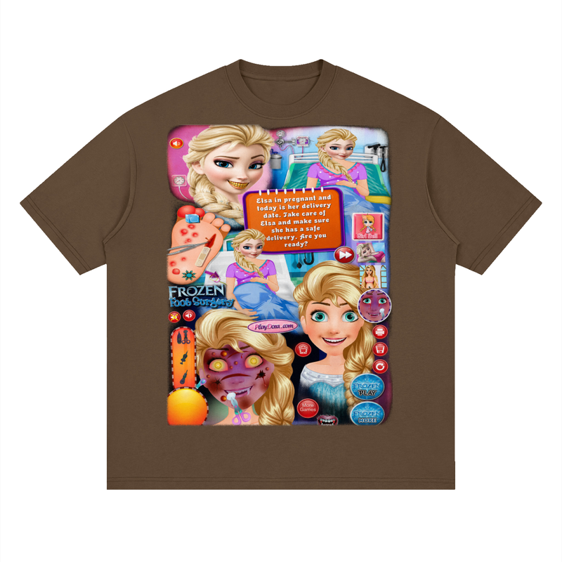 Elsa Golden Flash Game Graphic Tee