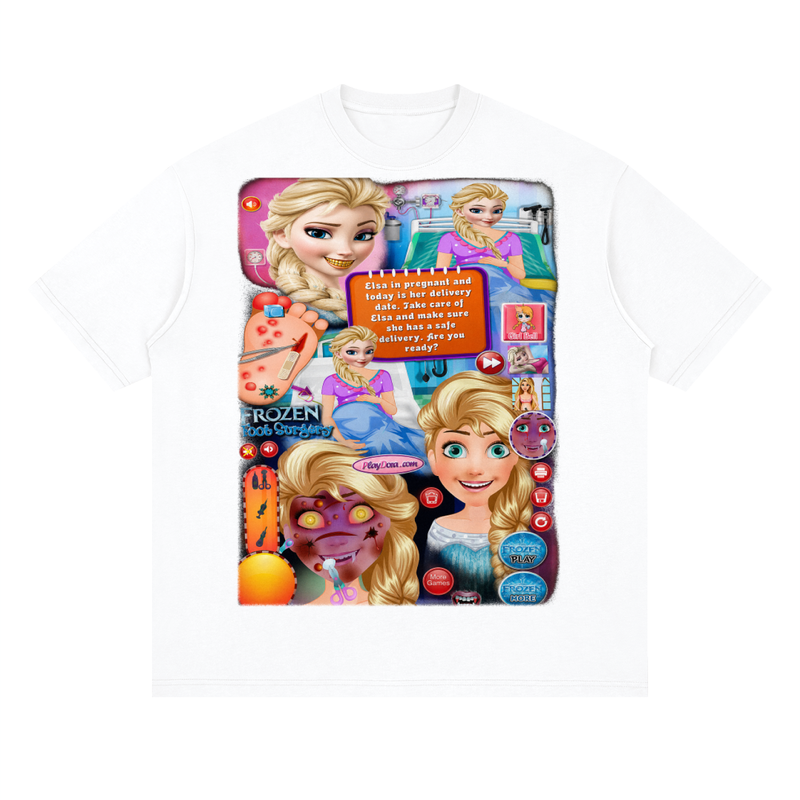 Elsa Golden Flash Game Graphic Tee