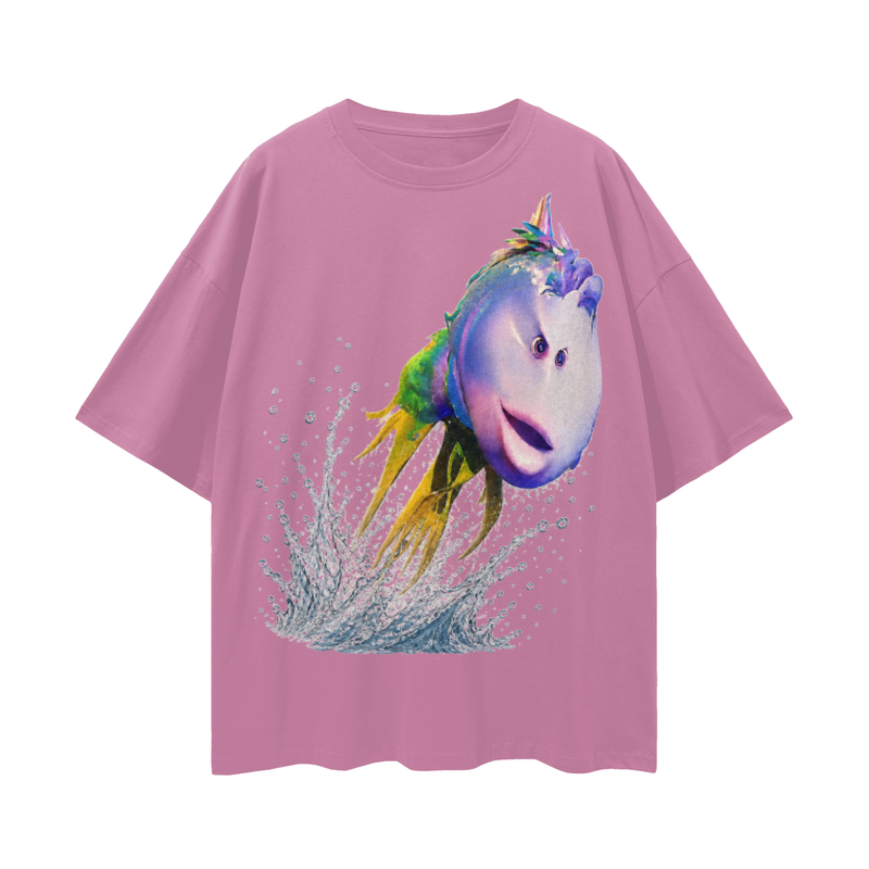 Streetwear Loose Drop Shoulder T-Shirt