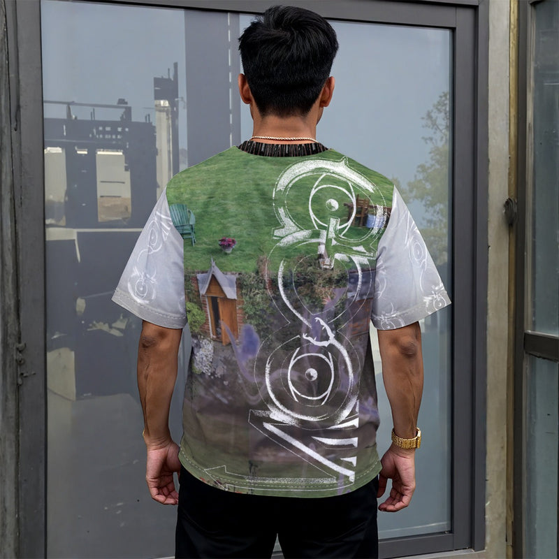 wabi sabi ahh polyester shirt T-shirt|180GSM