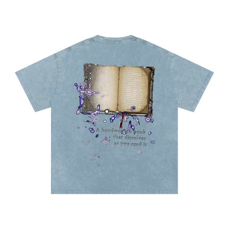 7mrog quote Snow Washed Oversized Cotton T-Shirt
