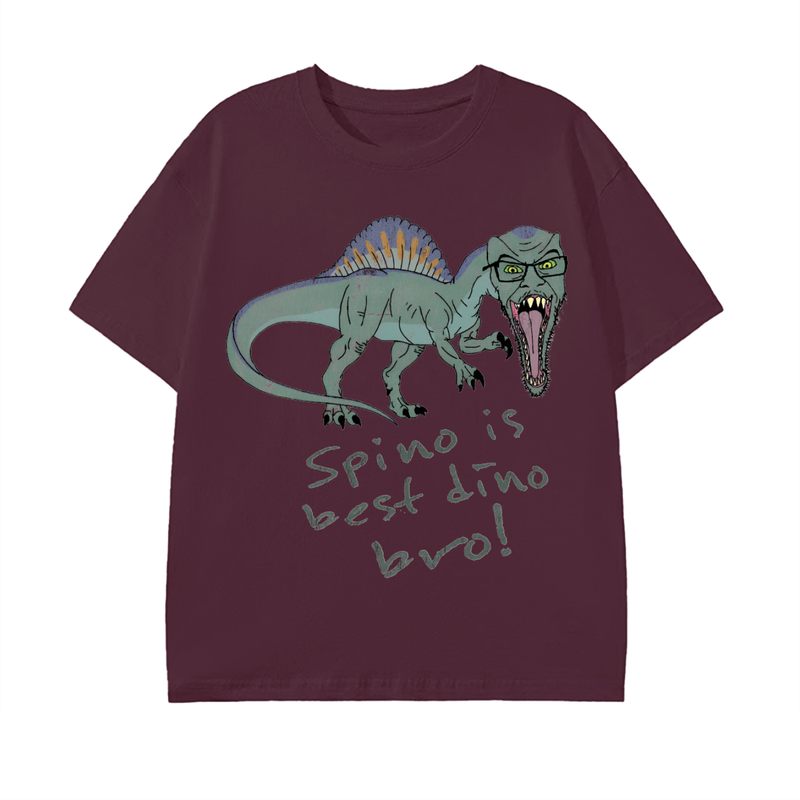 Spinosaurus Chud Cotton Unisex T-Shirt