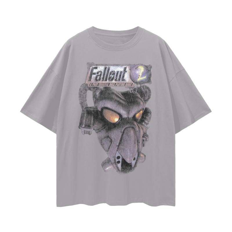 Fallout 2 Vintage Wash T-Shirt: CRPG Game Tee, 100% Cotton