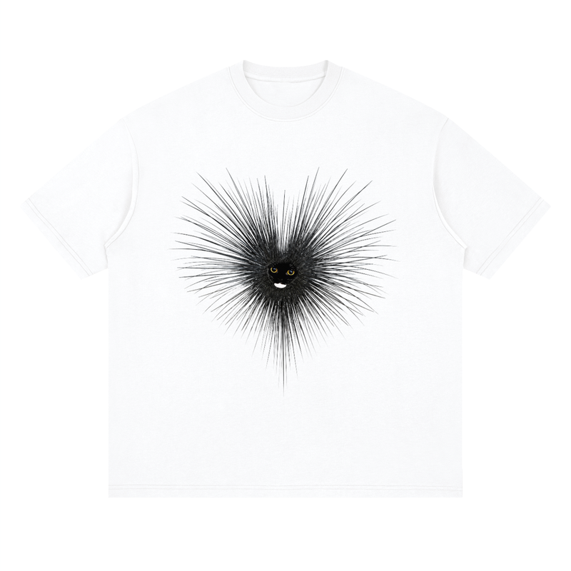 cat whisker heart T-Shirt