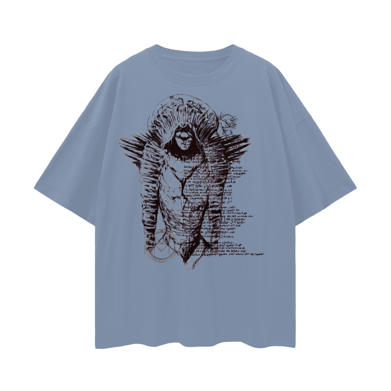 Fear and Hunger T-Shirt – Dark RPG Horror Tee, Cult Indie Game Shirt, 100% Cotton Oversized Fit