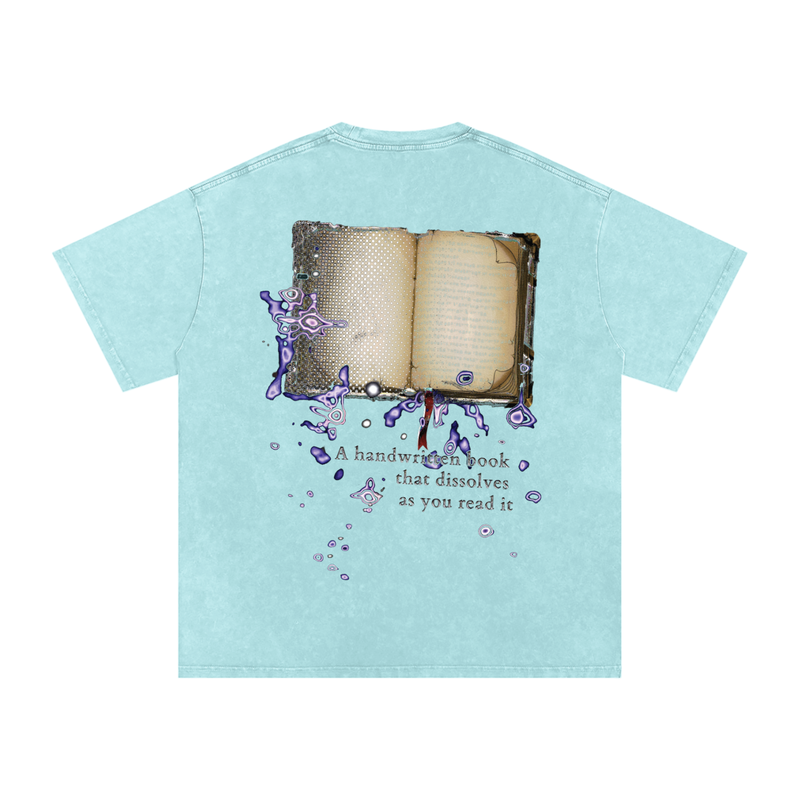 7mrog quote Snow Washed Oversized Cotton T-Shirt