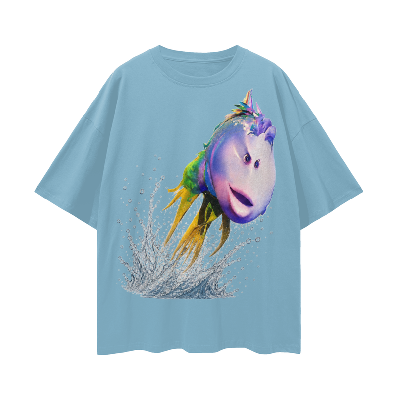 Streetwear Loose Drop Shoulder T-Shirt