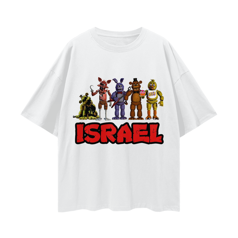 Fnaf israel Loose Drop Shoulder T-Shirt