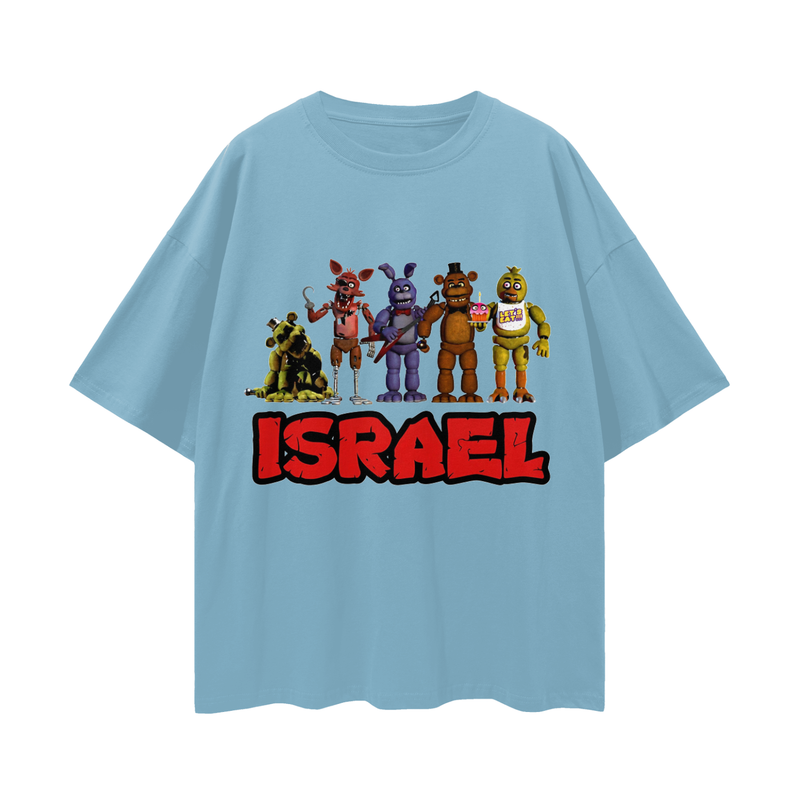 Fnaf israel Loose Drop Shoulder T-Shirt