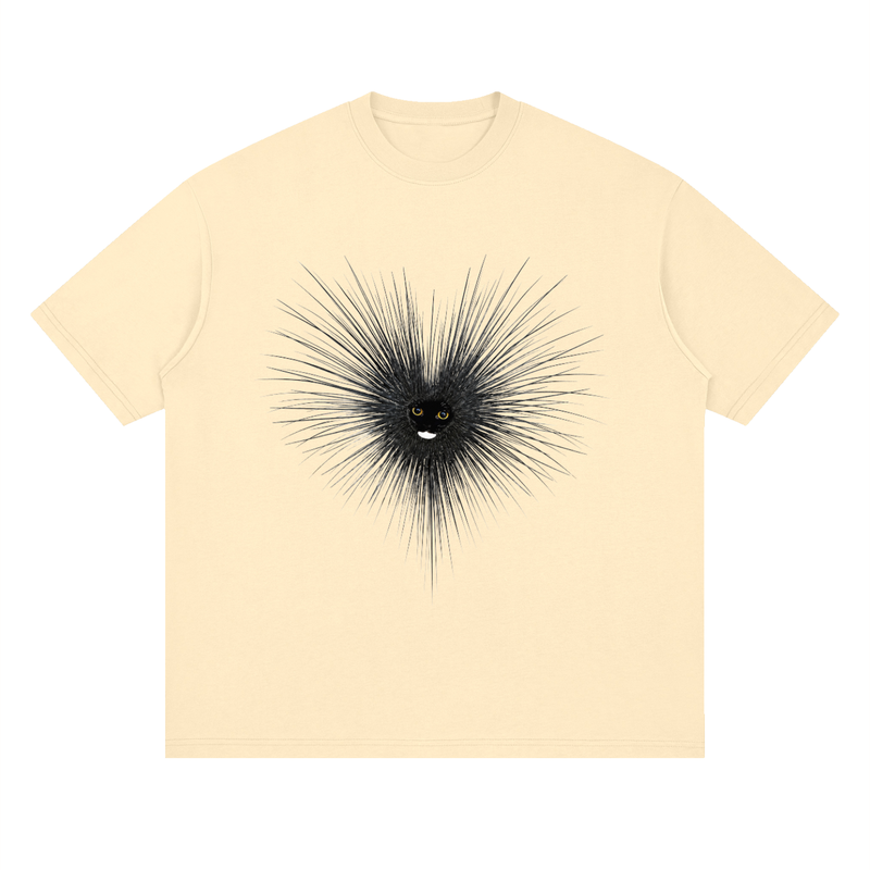 cat whisker heart T-Shirt