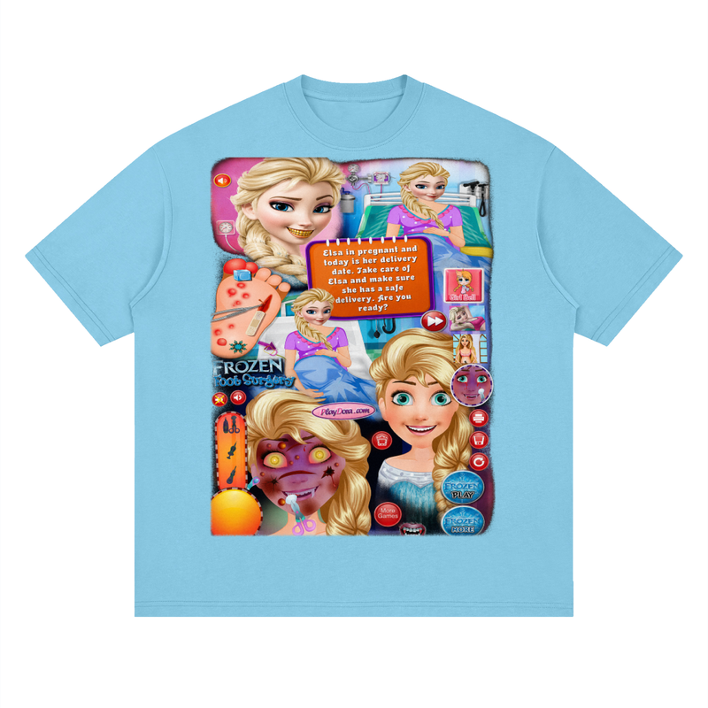 Elsa Golden Flash Game Graphic Tee