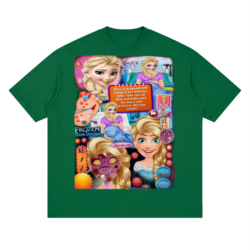Elsa Golden Flash Game Graphic Tee