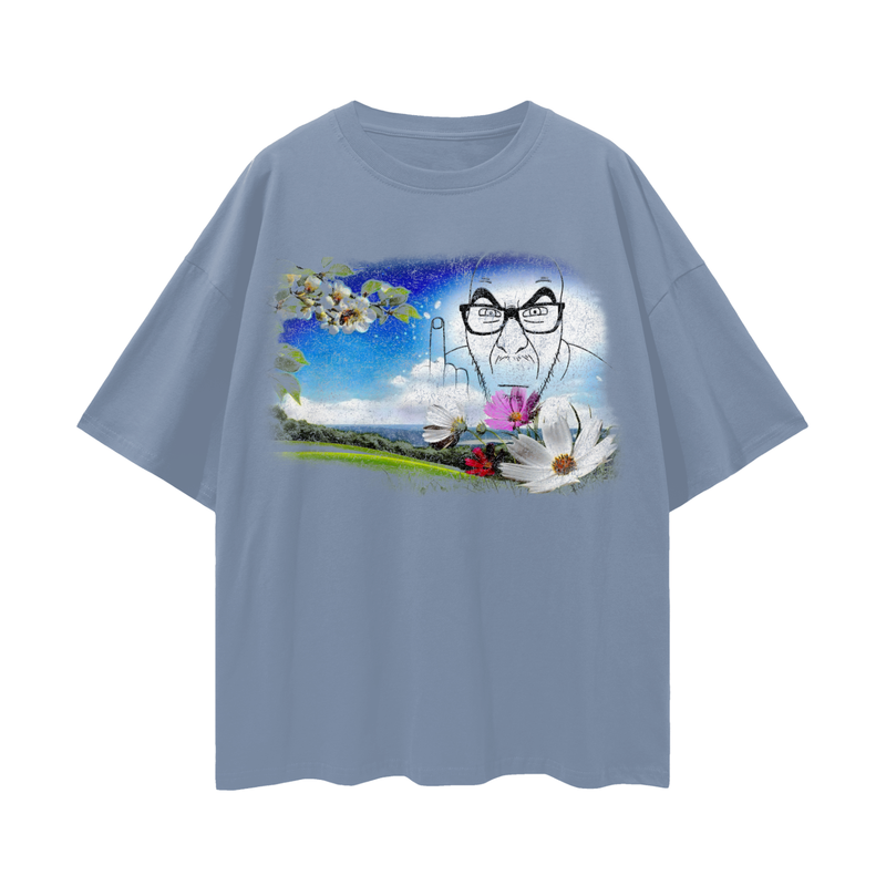 Sunshine Of Eternal Malice Oversize Tee - 190 GSM Premium 100% Cotton Unisex Loose Fit, High-Quality Print, Soft Feel