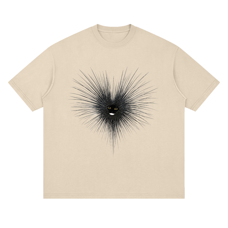 cat whisker heart T-Shirt