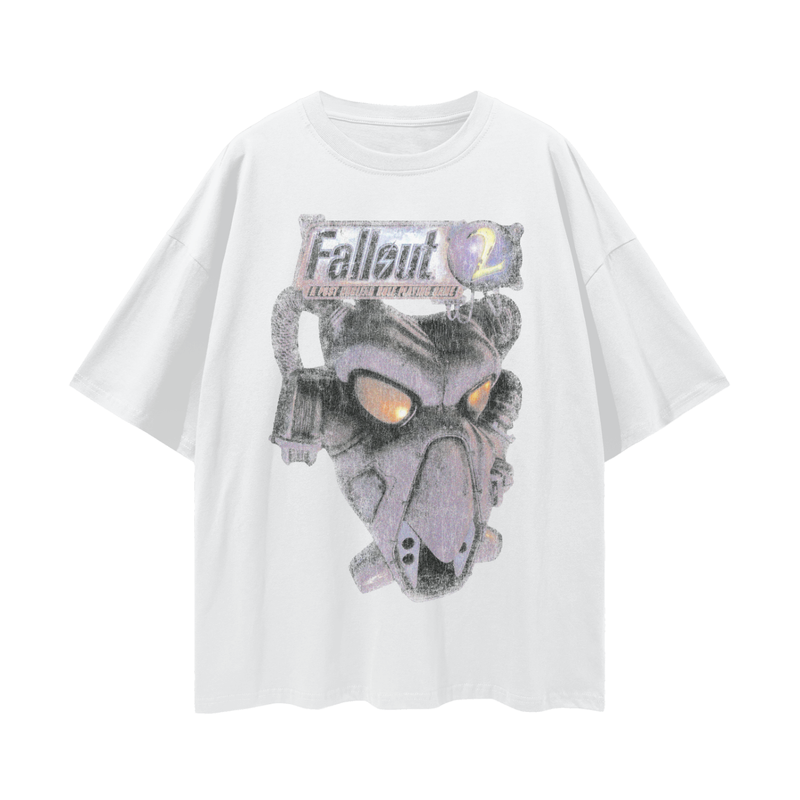 Fallout 2 Vintage Wash T-Shirt: CRPG Game Tee, 100% Cotton