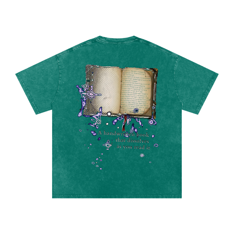 7mrog quote Snow Washed Oversized Cotton T-Shirt