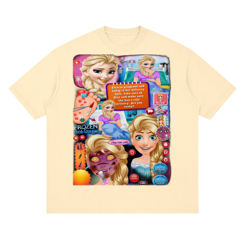 Elsa Golden Flash Game Graphic Tee