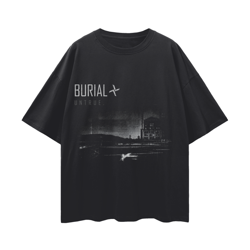burial Streetwear Loose Drop Shoulder T-Shirt