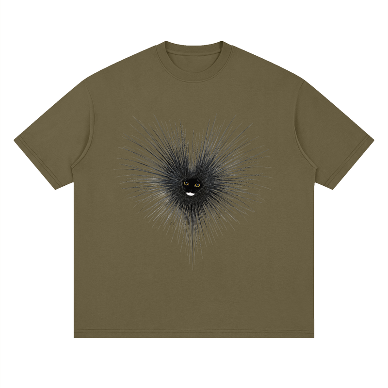 cat whisker heart T-Shirt
