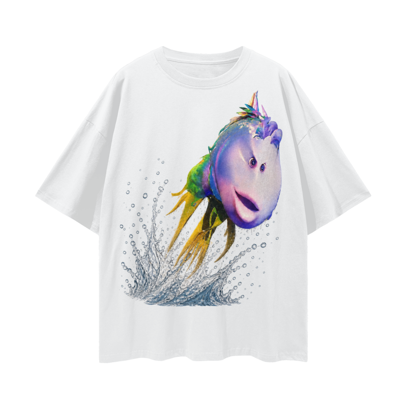 Streetwear Loose Drop Shoulder T-Shirt