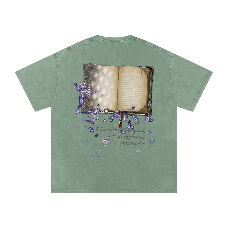 7mrog quote Snow Washed Oversized Cotton T-Shirt