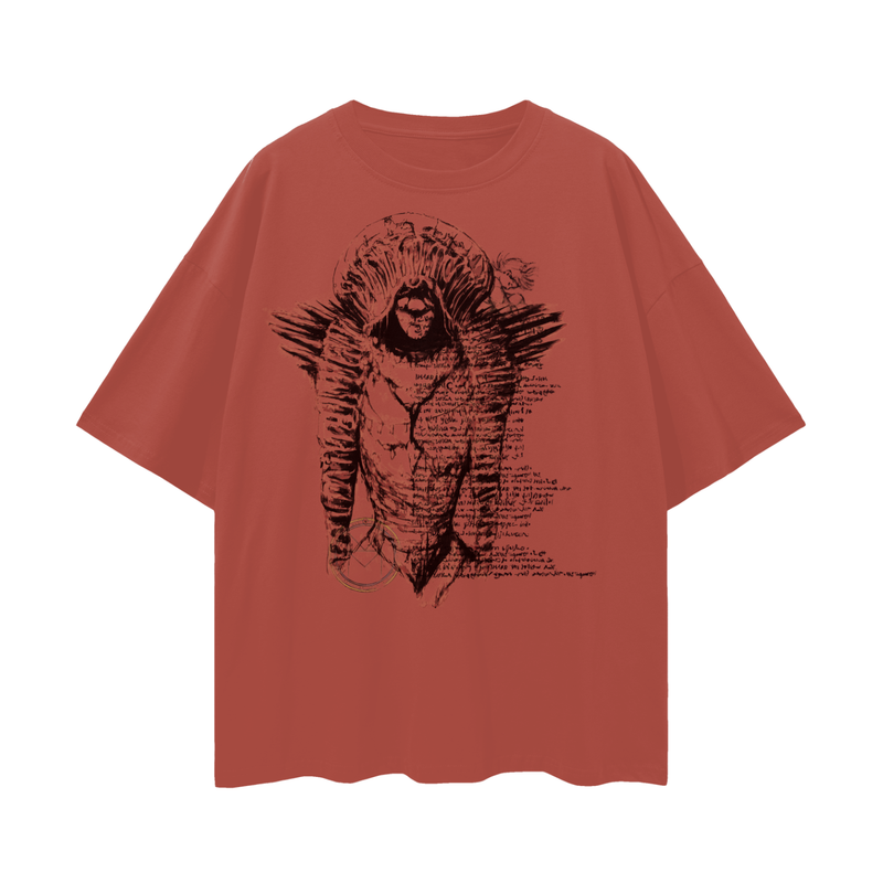 Fear and Hunger T-Shirt – Dark RPG Horror Tee, Cult Indie Game Shirt, 100% Cotton Oversized Fit