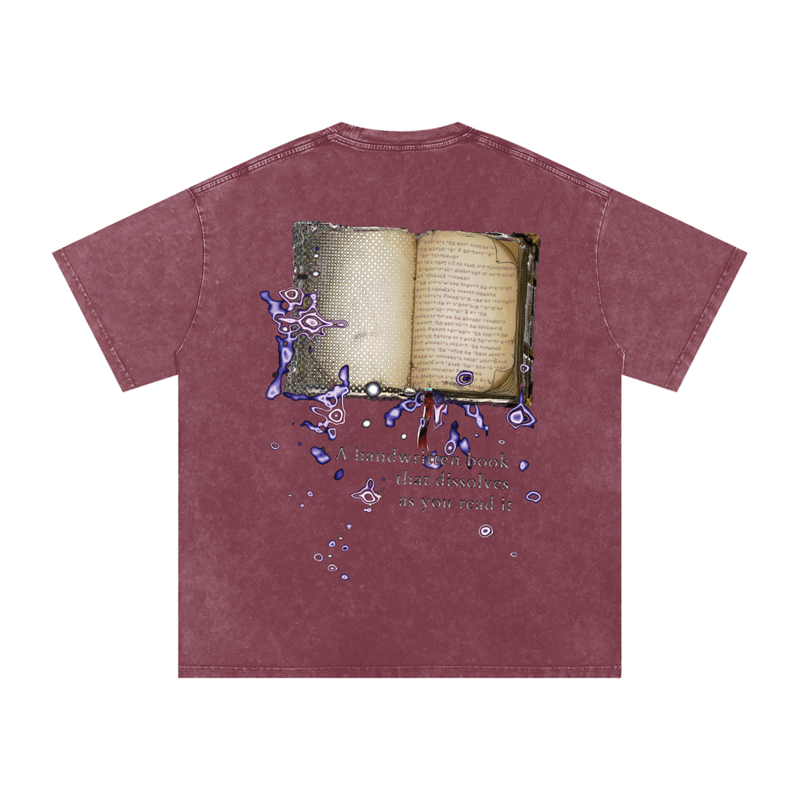 7mrog quote Snow Washed Oversized Cotton T-Shirt