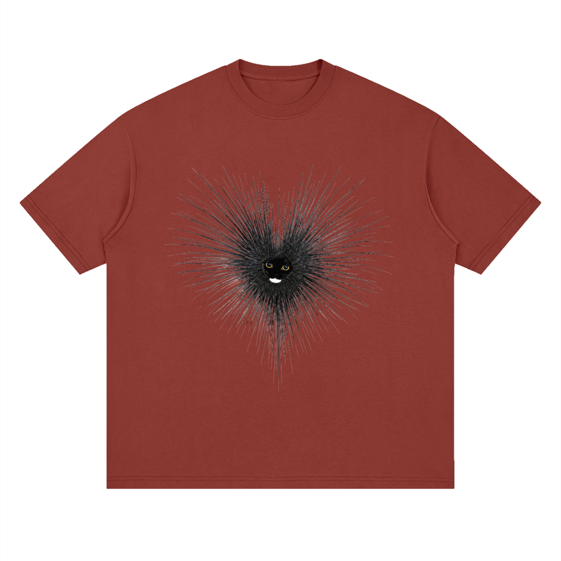 cat whisker heart T-Shirt