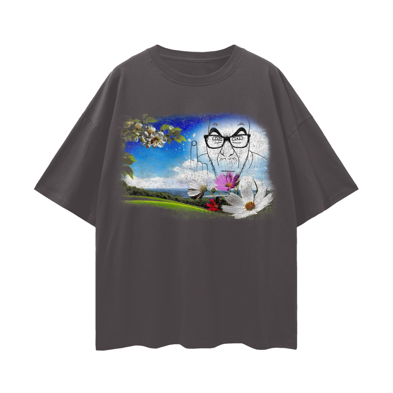 Sunshine Of Eternal Malice Oversize Tee - 190 GSM Premium 100% Cotton Unisex Loose Fit, High-Quality Print, Soft Feel