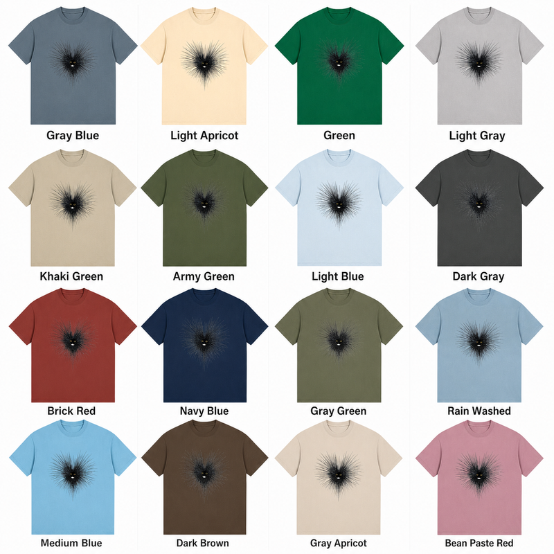 cat whisker heart T-Shirt