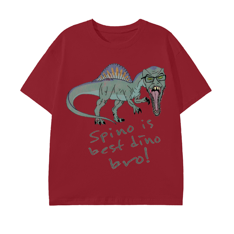 Spinosaurus Chud Cotton Unisex T-Shirt