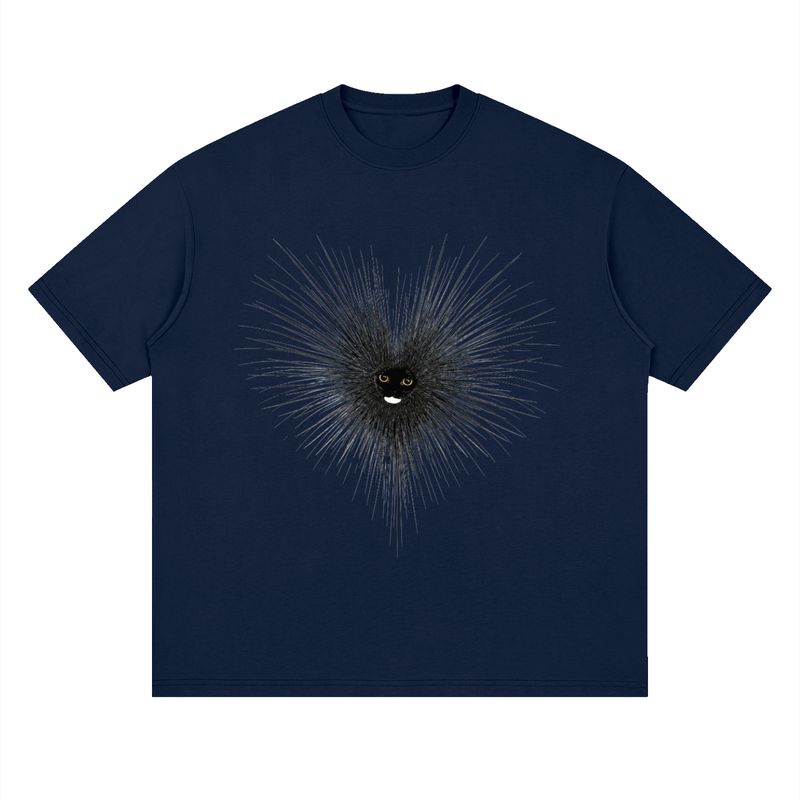 cat whisker heart T-Shirt