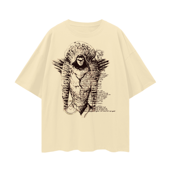 Fear and Hunger T-Shirt – Dark RPG Horror Tee, Cult Indie Game Shirt, 100% Cotton Oversized Fit