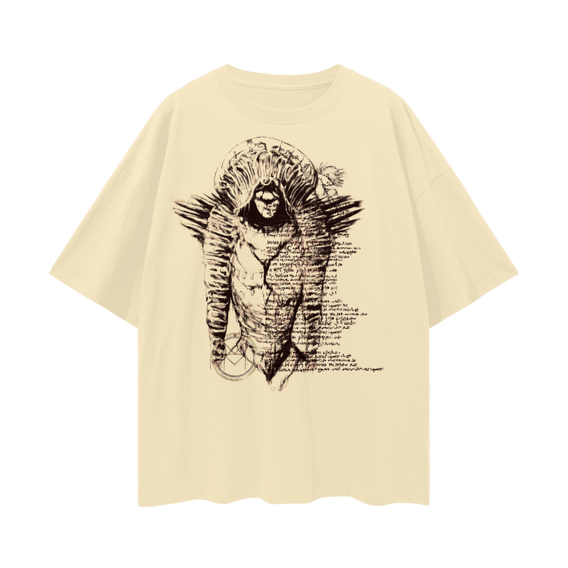 Fear and Hunger T-Shirt – Dark RPG Horror Tee, Cult Indie Game Shirt, 100% Cotton Oversized Fit