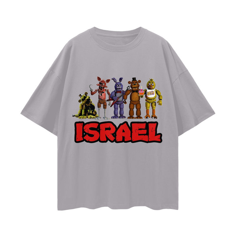 Fnaf israel Loose Drop Shoulder T-Shirt