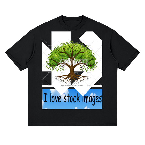 i love clipart tee Hyperrealism Webcore Stock Image Post-Internet Cotton T-Shirt