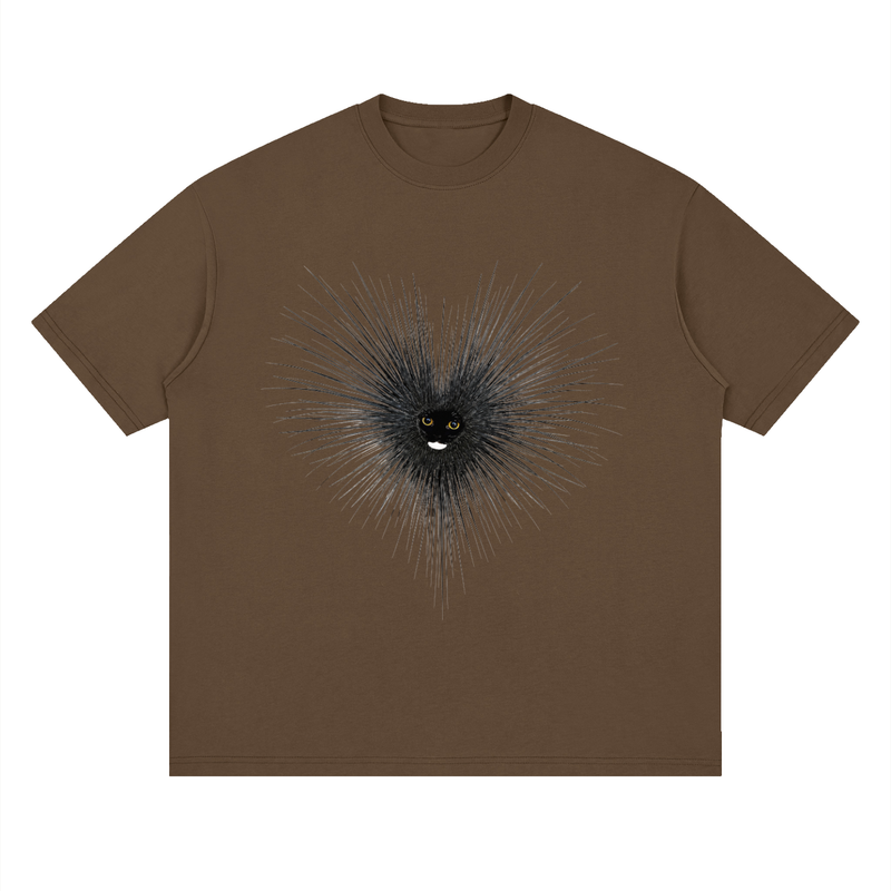 cat whisker heart T-Shirt