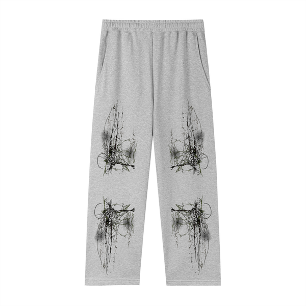 Cybersigilism Graphic Sweatpants | Grunge Y2K Streetwear Joggers | Dark Alternative Apparel