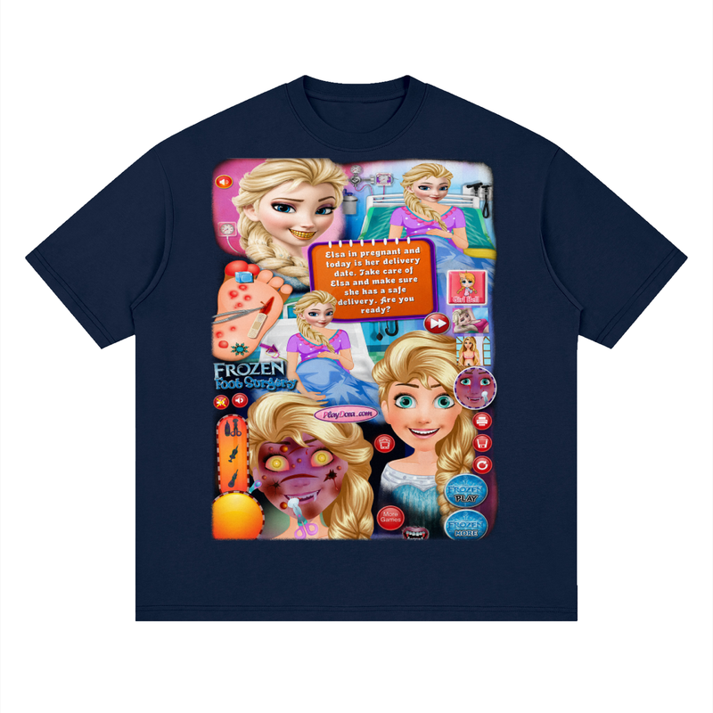 Elsa Golden Flash Game Graphic Tee