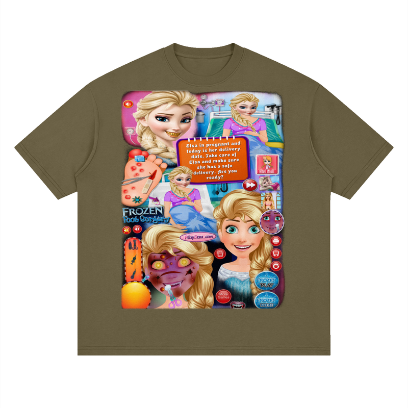 Elsa Golden Flash Game Graphic Tee