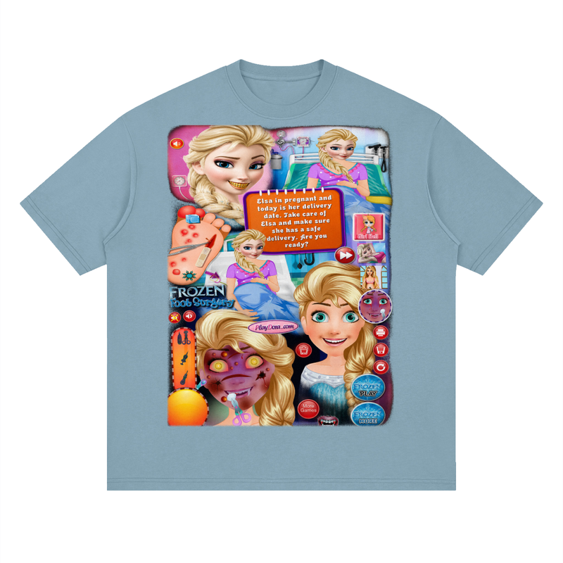 Elsa Golden Flash Game Graphic Tee
