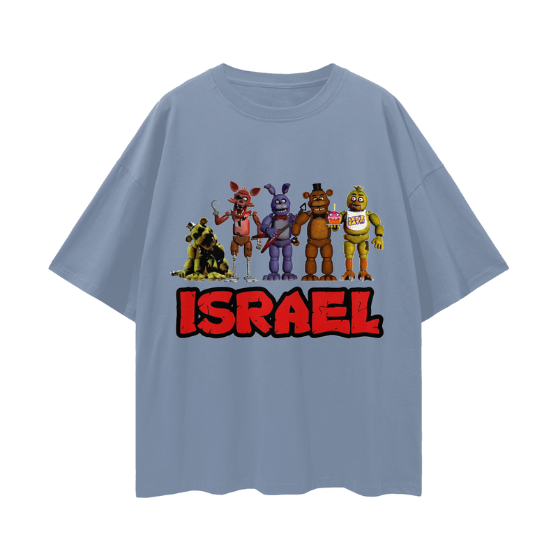 Fnaf israel Loose Drop Shoulder T-Shirt