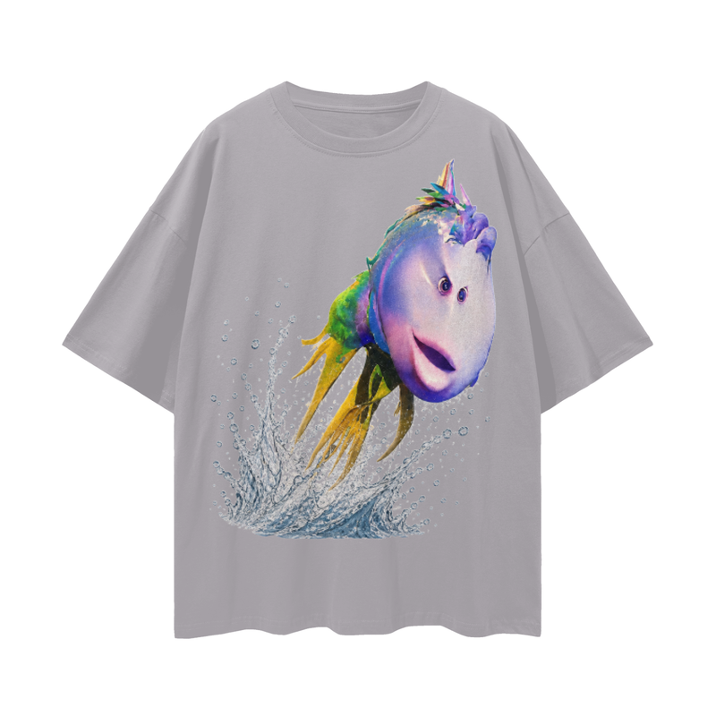 Streetwear Loose Drop Shoulder T-Shirt