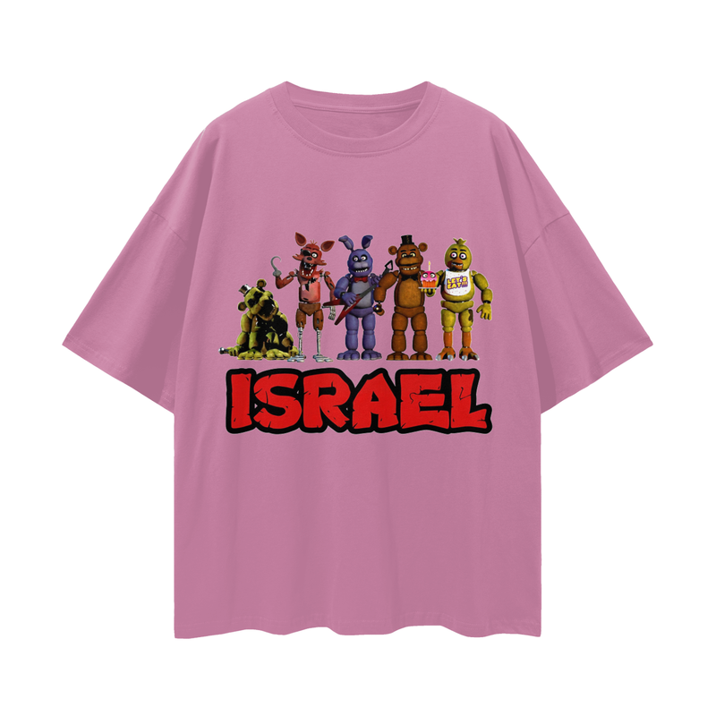 Fnaf israel Loose Drop Shoulder T-Shirt