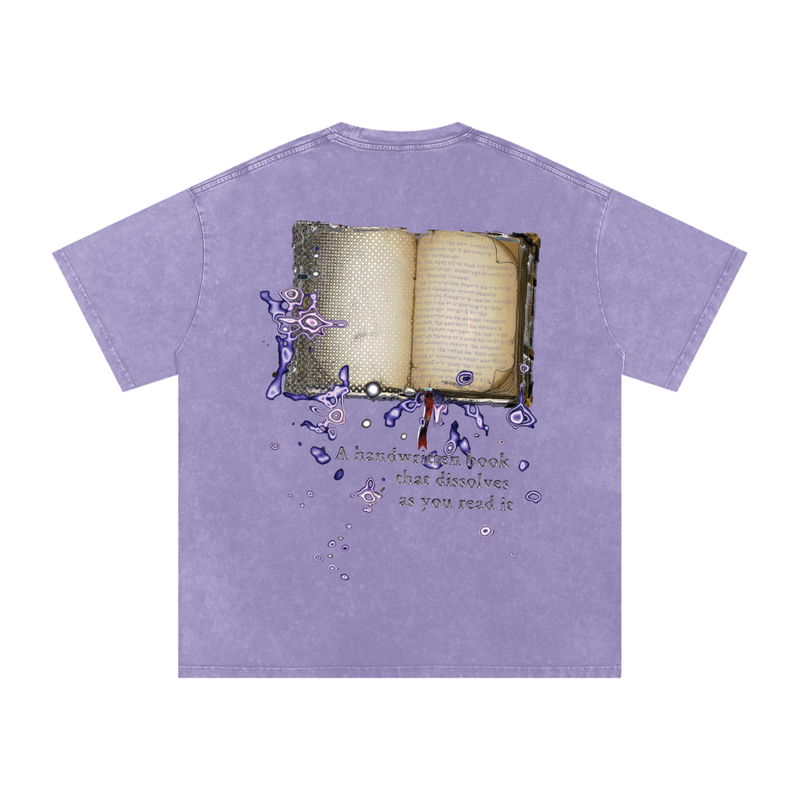 7mrog quote Snow Washed Oversized Cotton T-Shirt