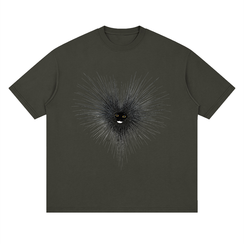 cat whisker heart T-Shirt